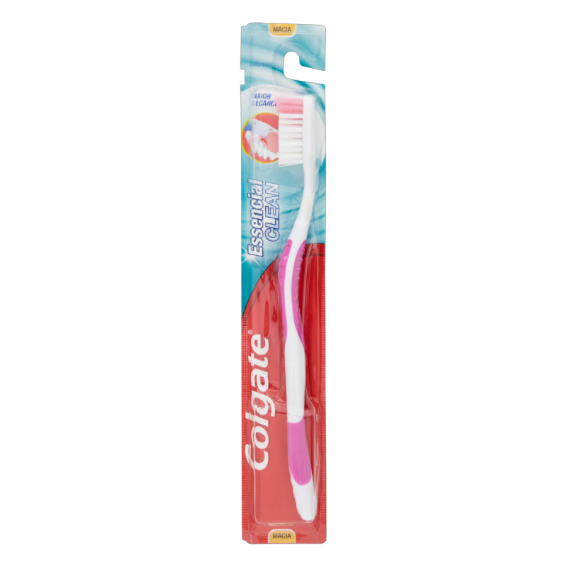 ESCOVA DENTAL MACIA COLGATE ESSENCIAL CLEAN