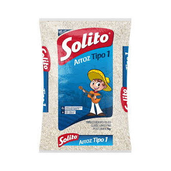 ARROZ TIPO 1 SOLITO PACOTE 5KG