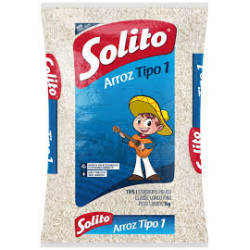 ARROZ TIPO 1 SOLITO PACOTE 5KG