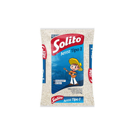ARROZ TIPO 1 SOLITO PACOTE 5KG
