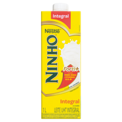 LEITE UHT INTEGRAL NINHO FORTI+ CAIXA COM TAMPA 1L