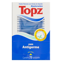 HASTES FLEXÍVEIS TOPZ CAIXA 75 UNIDADES