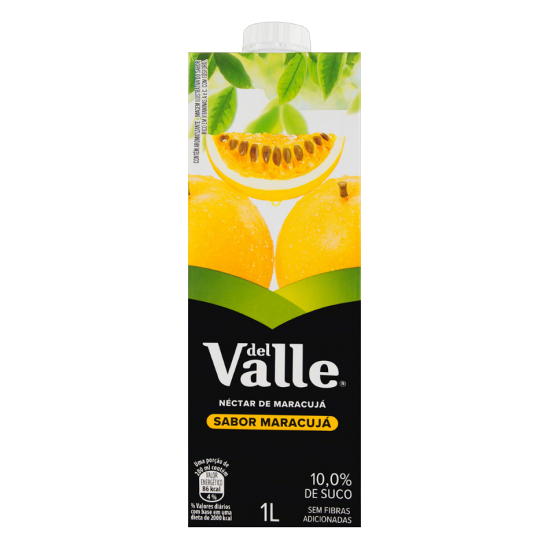 NÉCTAR MARACUJÁ DEL VALLE CAIXA 1L