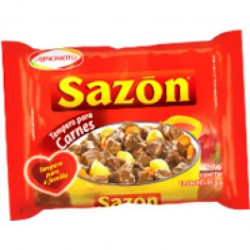 TEMPERO PÓ PARA CARNES SAZÓN PACOTE 60G 12 UNIDADES