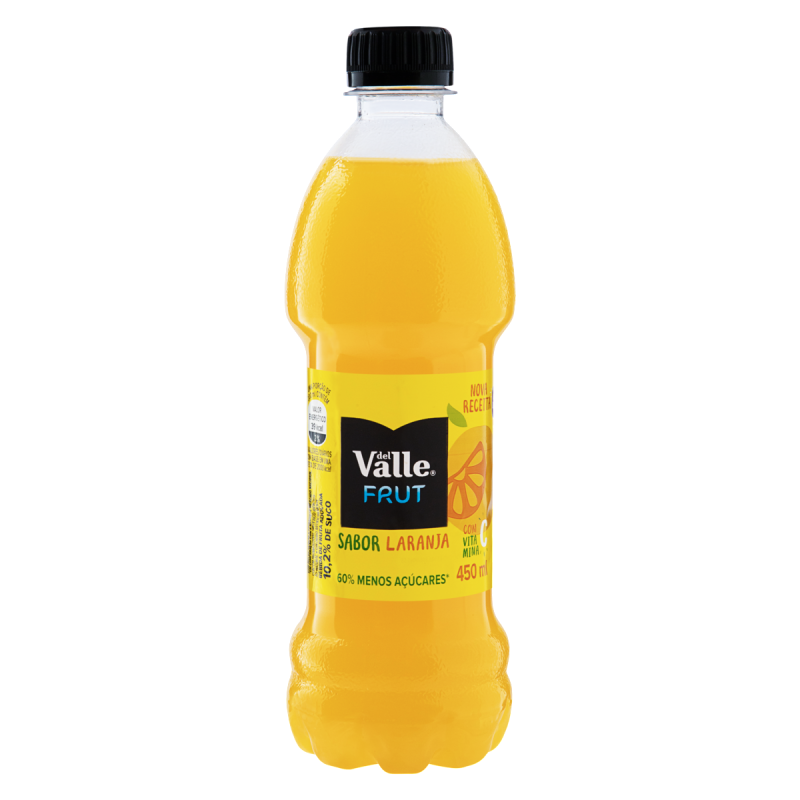 BEBIDA ADOÇADA LARANJA DEL VALLE FRUT GARRAFA 450ML