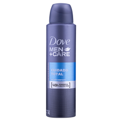 ANTITRANSPIRANTE AEROSSOL PROTEÇÃO TOTAL DOVE MEN+CARE 150ML SPRAY