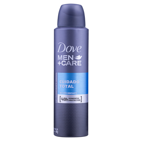ANTITRANSPIRANTE AEROSSOL PROTEÇÃO TOTAL DOVE MEN+CARE 150ML SPRAY