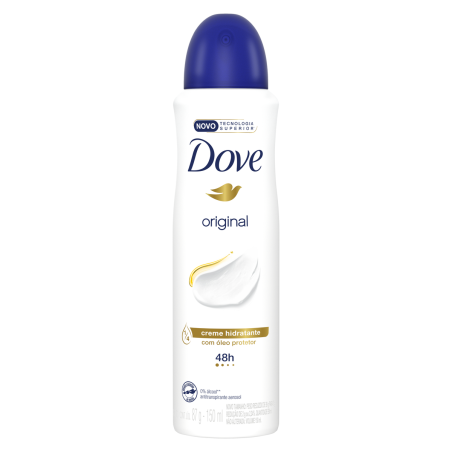 ANTITRANSPIRANTE AEROSSOL ORIGINAL DOVE 150ML SPRAY