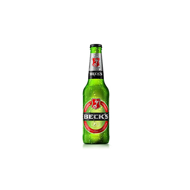 CERVEJA GERMAN LAGER PURO MALTE BECKS GARRAFA 330ML