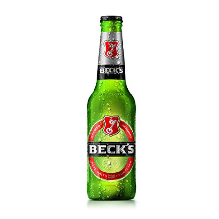 CERVEJA GERMAN LAGER PURO MALTE BECKS GARRAFA 330ML