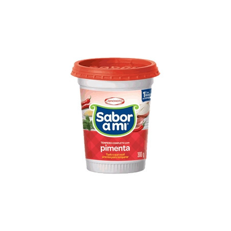 TEMPERO COMPLETO COM PIMENTA SABOR A MI POTE 300G