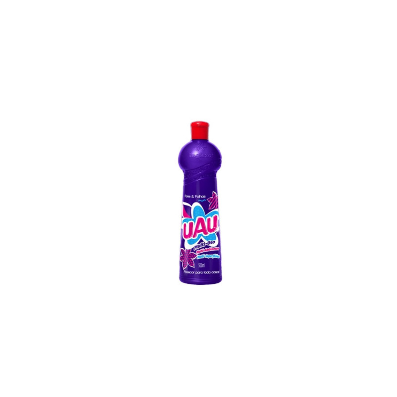 LIMPADOR MULTIUSO MULTISSUPERFÍCIES FLORES & FOLHAS UAU PERFUMES SQUEEZE 500ML
