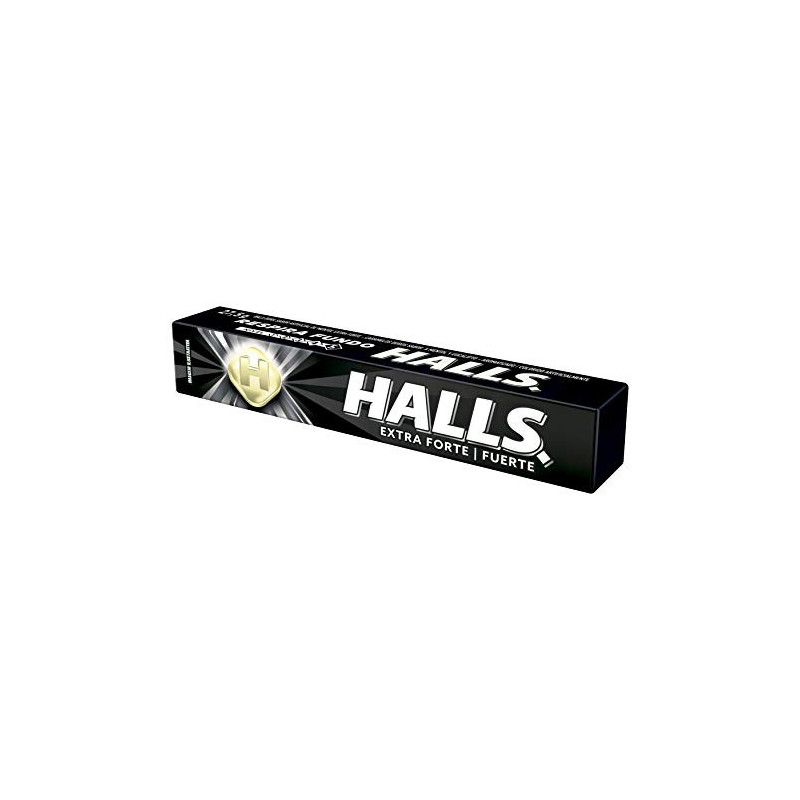 BALA MENTOL EXTRA FORTE HALLS PACOTE 27,5G