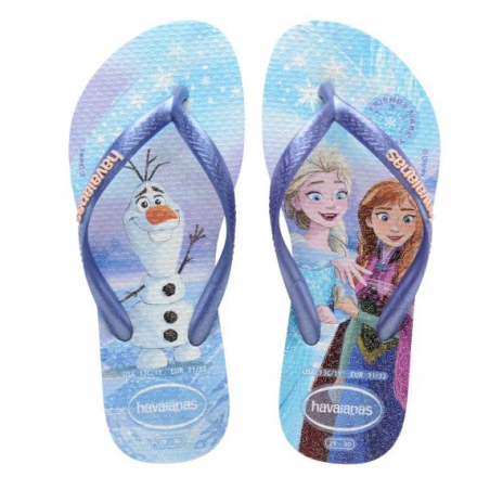 SANDALIA HAVAIANAS KIDS SLIM PRINCESS ROXO FANTASY N°27-28