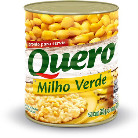 MILHO VERDE EM CONSERVA QUERO LATA 170G