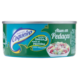 Atum em Pedaços em Óleo Coqueiro Lata 110g