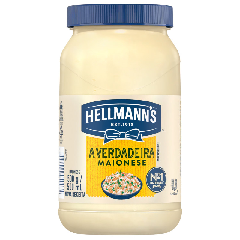 MAIONESE HELLMANNS POTE 500G