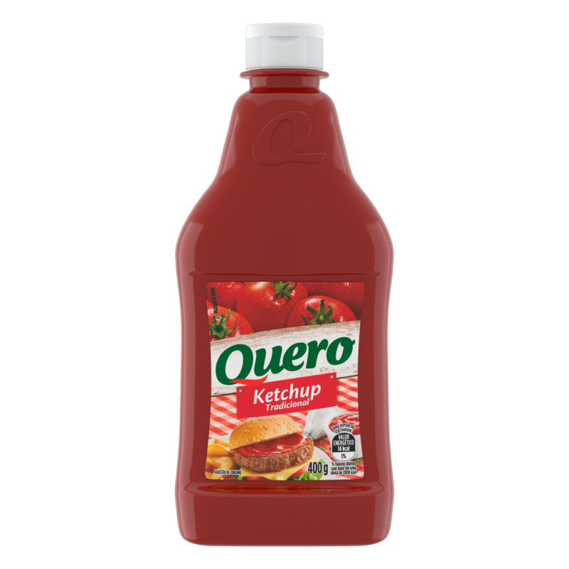 KETCHUP TRADICIONAL QUERO SQUEEZE 400G