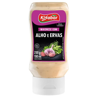 MAIONESE KISABOR ALHO E ERVAS PT