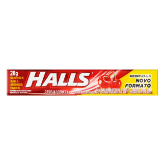 BALA CEREJA HALLS PACOTE 28G