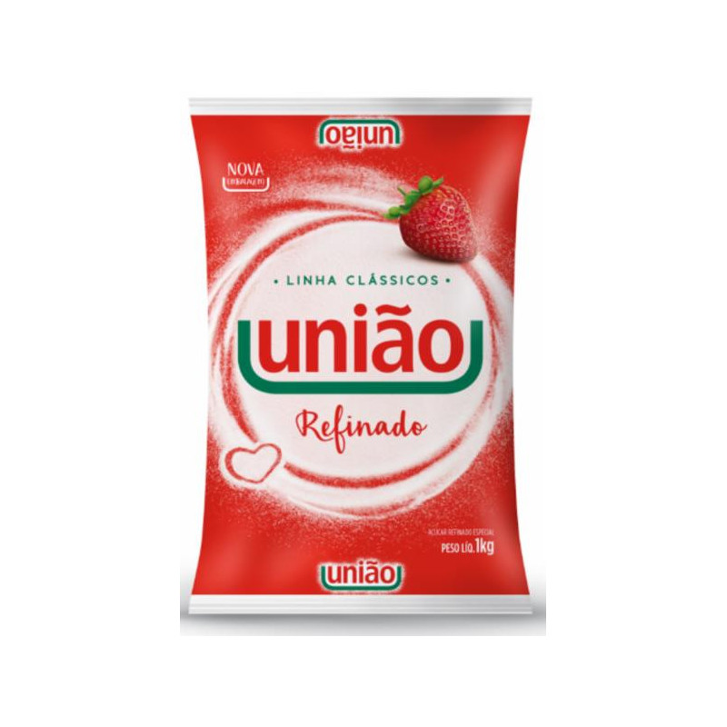 AÇÚCAR REFINADO ESPECIAL UNIÃO PACOTE 1KG
