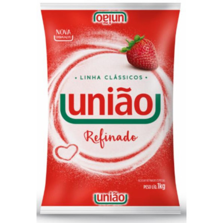 AÇÚCAR REFINADO ESPECIAL UNIÃO PACOTE 1KG