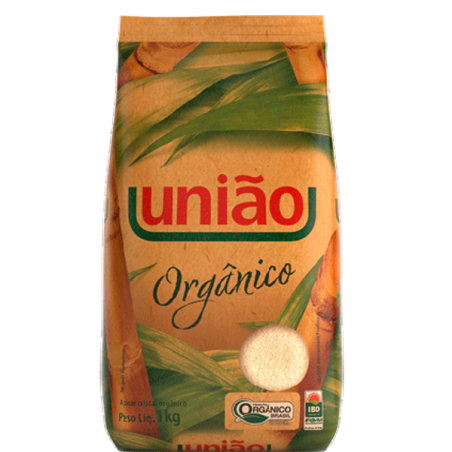 AÇÚCAR CRISTAL ORGÂNICO UNIÃO NATURAIS PACOTE 1KG