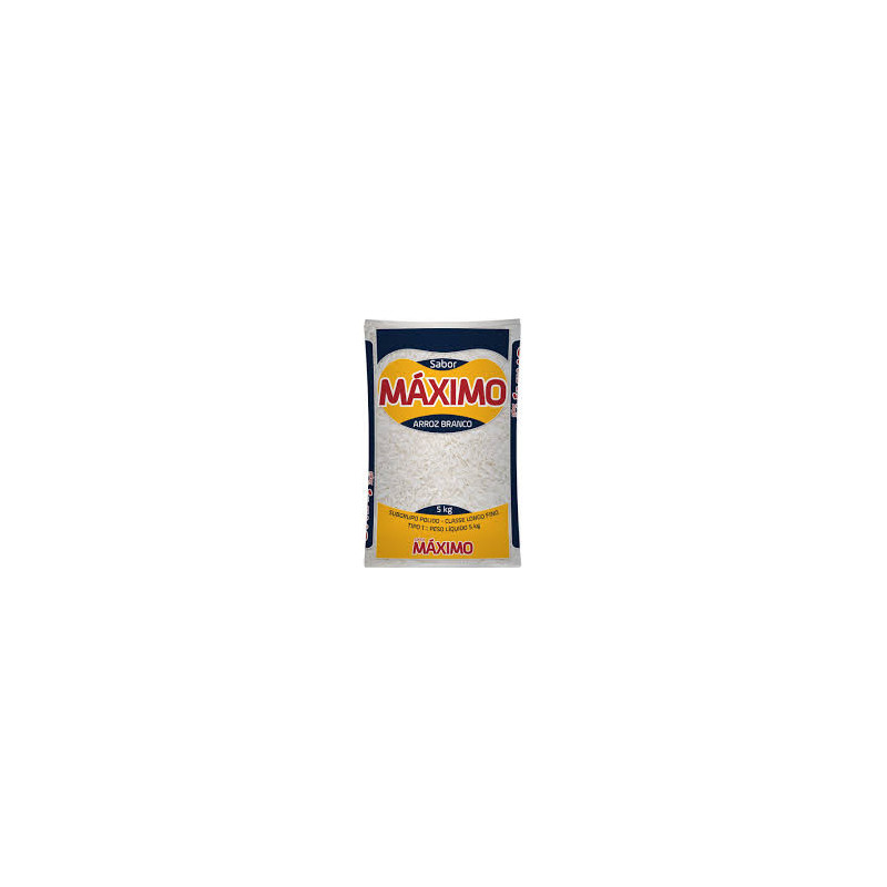 ARROZ S. MÁXIMO BENEFICIADO BRANCO LONGO FINO TIPO 1 5KG