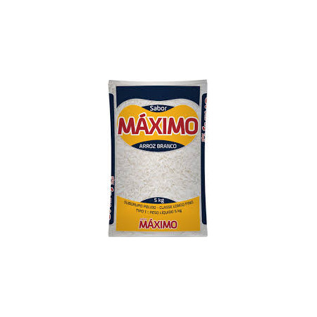 ARROZ S. MÁXIMO BENEFICIADO BRANCO LONGO FINO TIPO 1 5KG