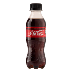 REFRIGERANTE ZERO AÇÚCAR COCA-COLA GARRAFA 200ML