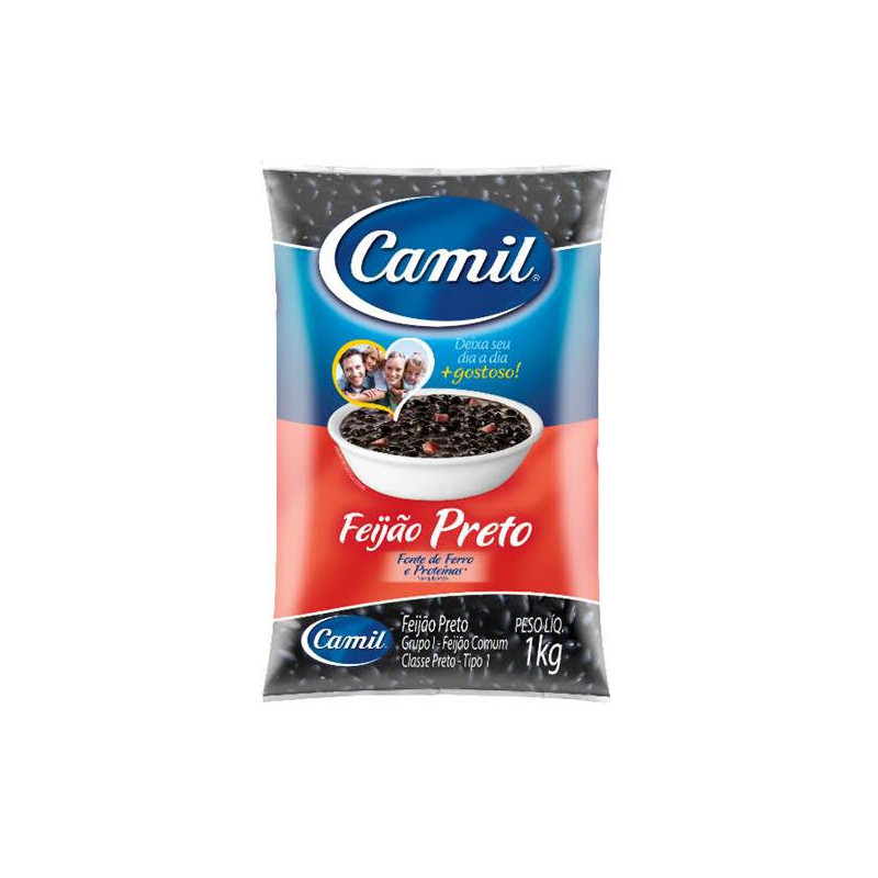 PRETO CAMIL TIPO 1 PACOTE 1 KG