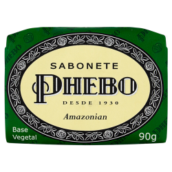 SABONETE BARRA VEGETAL AMAZONIAN PHEBO ENVOLTÓRIO 90G