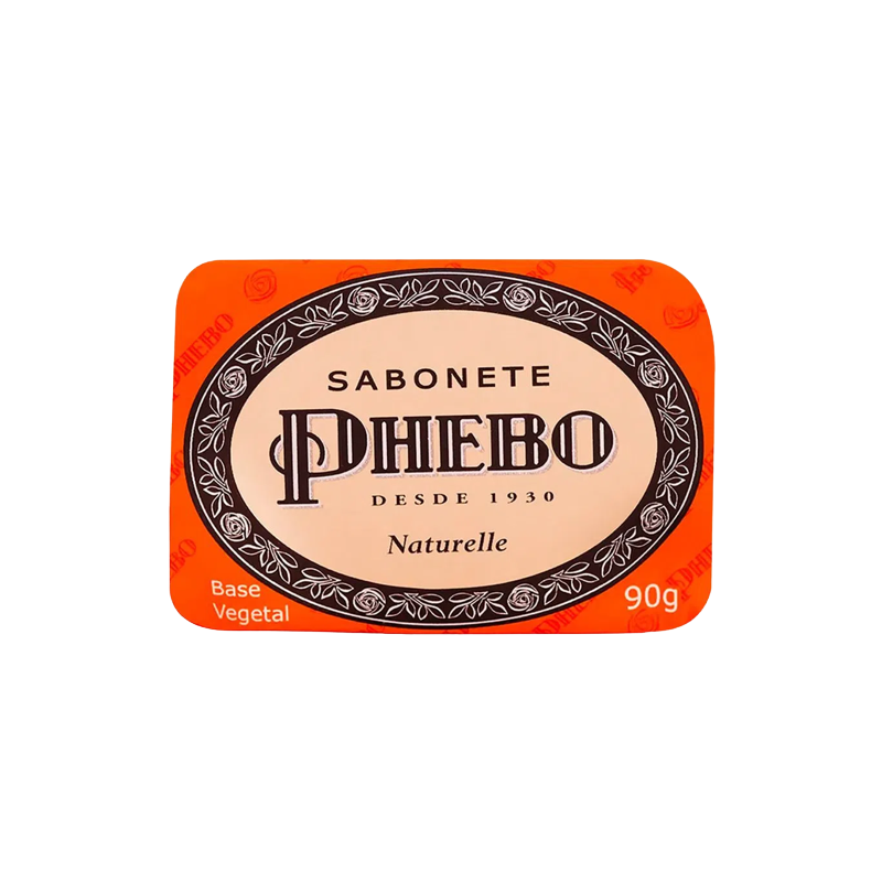 SABONETE BARRA VEGETAL NATURELLE PHEBO ENVOLTÓRIO 90G