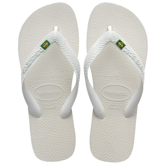 CHINELO BRANCO BRASIL HAVAIANAS N° 37/38