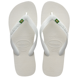 CHINELO BRANCO BRASIL HAVAIANAS N° 37/38