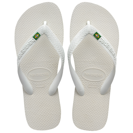 CHINELO BRANCO BRASIL HAVAIANAS N° 37/38
