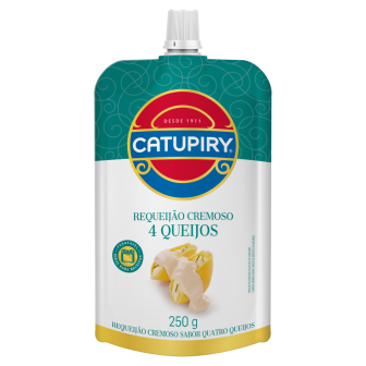 REQUEIJÃO CREMOSO 4 QUEIJOS CATUPIRY SQUEEZE 250G