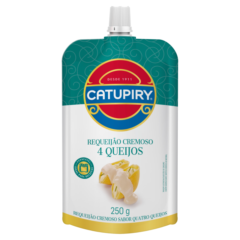 REQUEIJÃO CREMOSO 4 QUEIJOS CATUPIRY SQUEEZE 250G