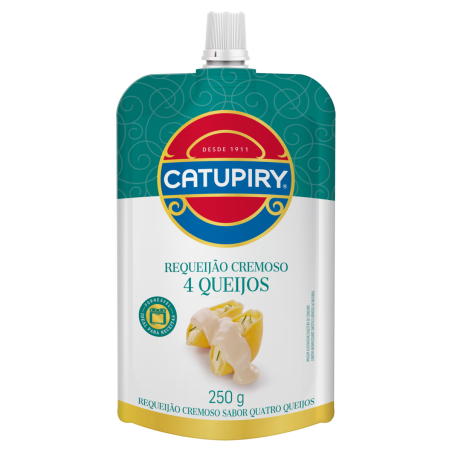 REQUEIJÃO CREMOSO 4 QUEIJOS CATUPIRY SQUEEZE 250G