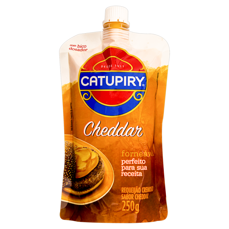 REQUEIJÃO CREMOSO CHEDDAR CATUPIRY SQUEEZE 250G