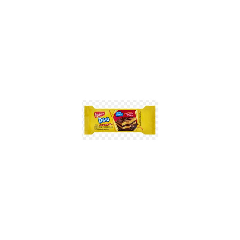 BOLO BAUNILHA RECHEIO CHOCOLATE BAUDUCCO DUO PACOTE 27G