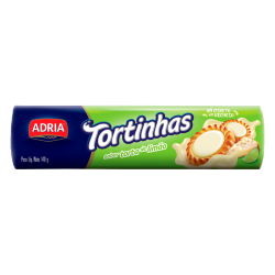 BISCOITO RECHEIO TORTA DE LIMÃO ADRIA TORTINHAS PACOTE 140G