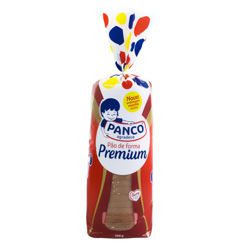 PÃO DE FORMA PANCO PREMIUM PACOTE 500G