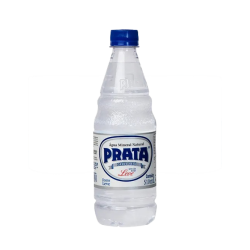 ÁGUA MINERAL NATURAL SEM GÁS PRATA GARRAFA 510ML