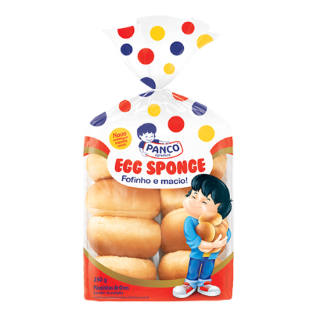 PÃEZINHOS PANCO EGG SPONGE PACOTE 250G