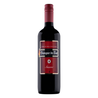VINHO BRASILEIRO TINTO SUAVE SANGUE DE BOI SERRA GAÚCHA GARRAFA 750ML