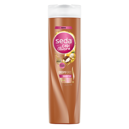 SHAMPOO SEDA CRESPO FORCE BY GABI OLIVEIRA FRASCO 325ML