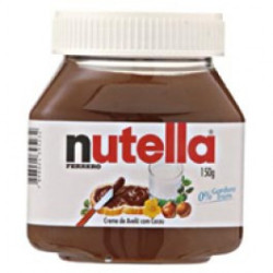 CREME DE AVELÃ COM CACAU NUTELLA POTE 140G