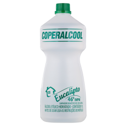ÁLCOOL LÍQUIDO 46º INPM BRISA DE EUCALIPTO COPERALCOOL BACFREE FRASCO 1L