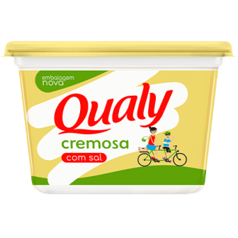 MARGARINA CREMOSA COM SAL QUALY POTE 500G